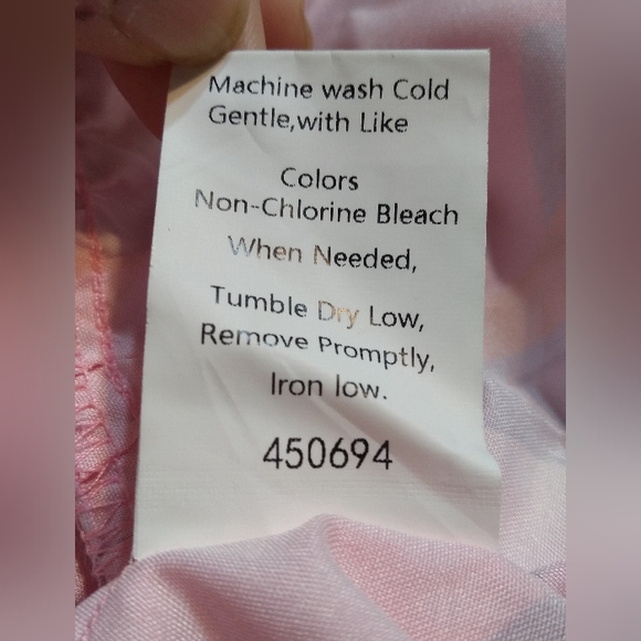 NWT Sissyaki Size M Pink, Purple, Short Sleeve Dress, Full Tiered Skirt,… - Picture 6 of 10